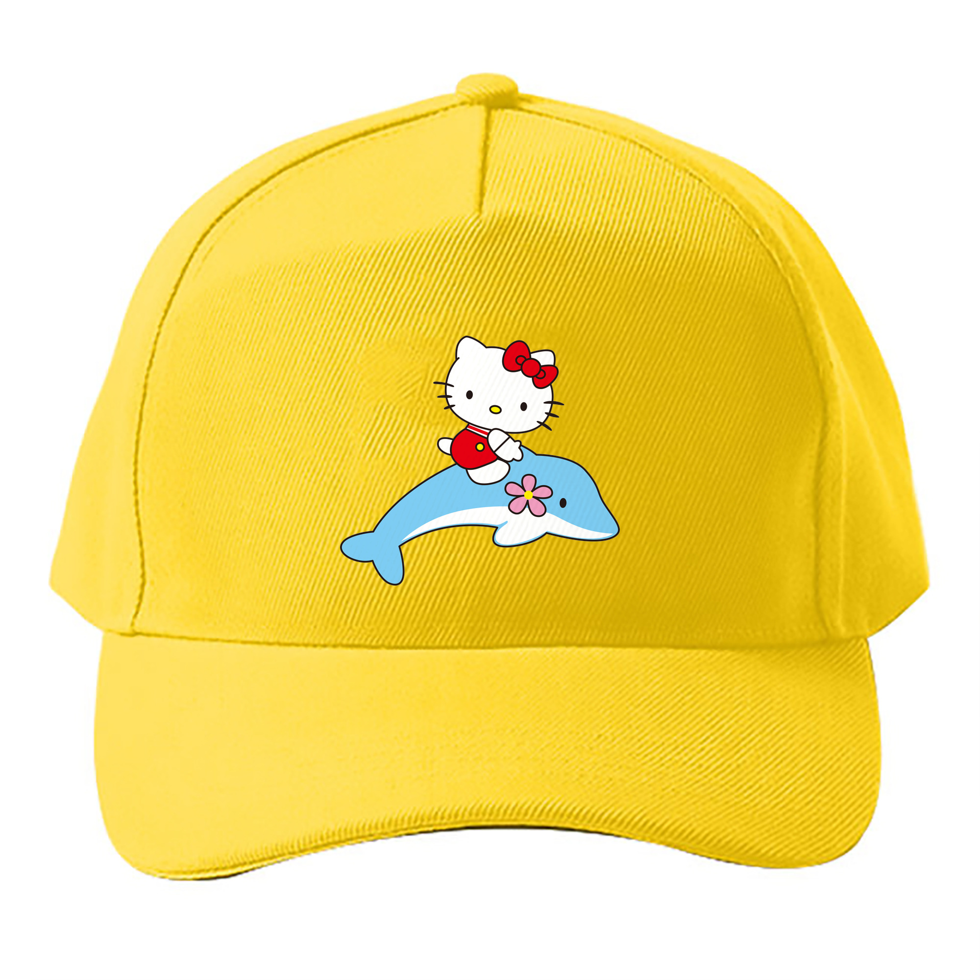 （画像用） Hello Kitty ハローキティ ベースボールキャップ 綿100％ 男女兼用 帽子 スポーツ